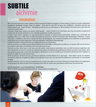 La Bourgogne à croquer, 2013