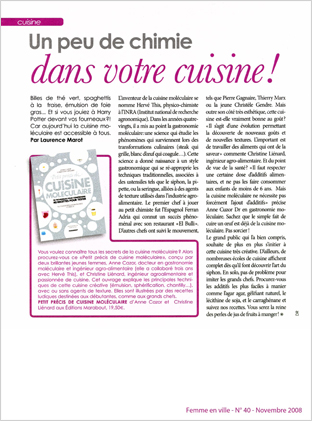 Femme en Ville, n° 40 - 11/2008